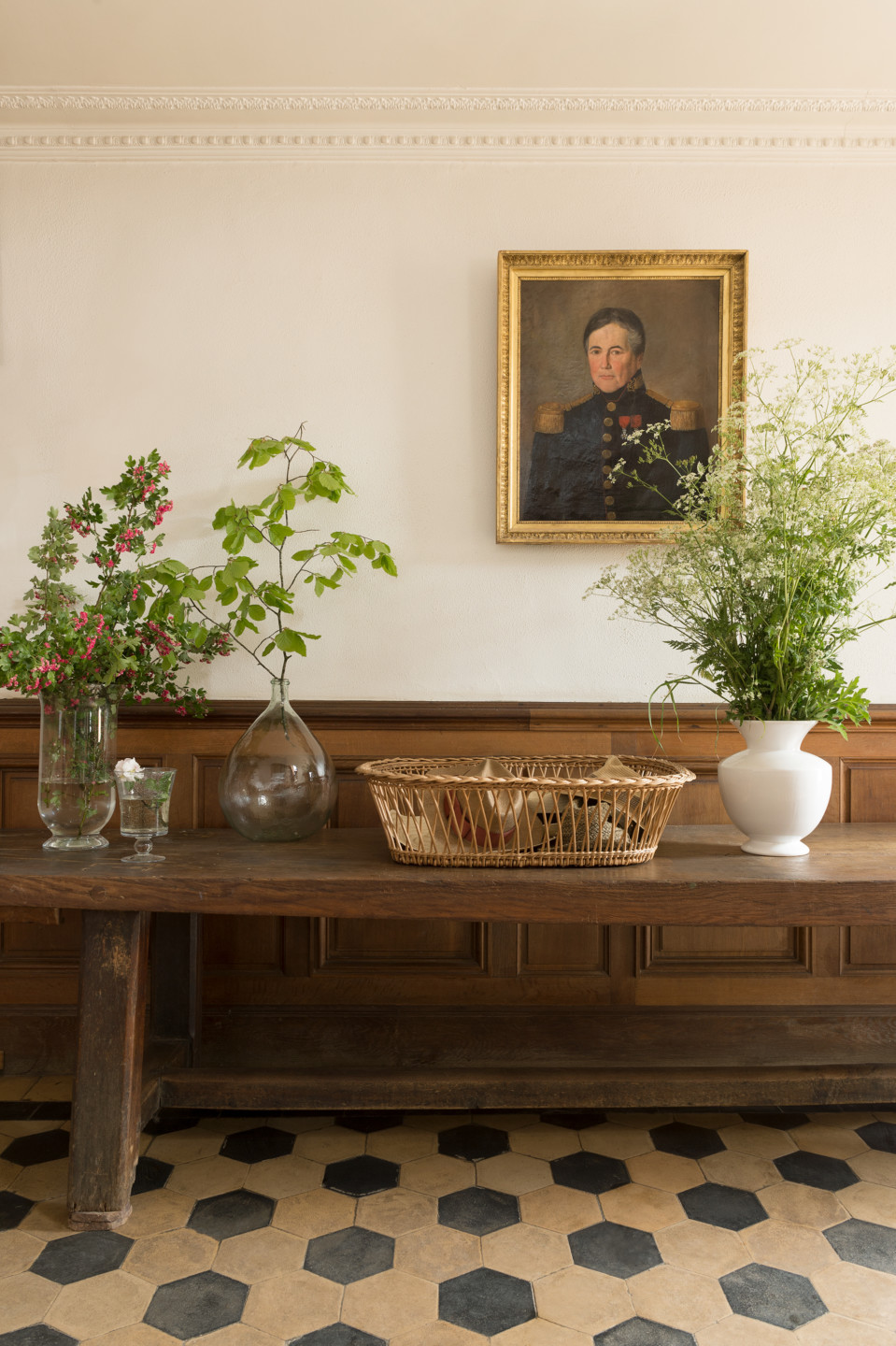Château de Martigny The entrance and its stairs